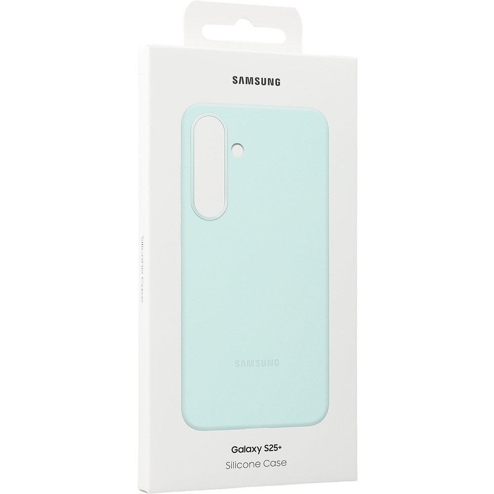 Etui Samsung Silicone Case do Galaxy S25 Plus, miętowe